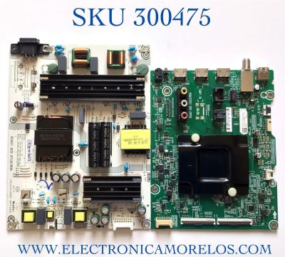 KIT DE TARJETAS PARA TV HISENSE / NUMERO DE PARTE MAIN 278091 / RSAG7.820.10315/ROH / 65A521FUR(0001) / 278090 / NUMERO DE PARTE FUENTE 278428 / RSAG7.820.8718/ROH / HLL-4365WU / PANEL HD650Y1U71-T0L1\GM\CKD3A\ROH / MODELO 65R6E4 65A521FUR